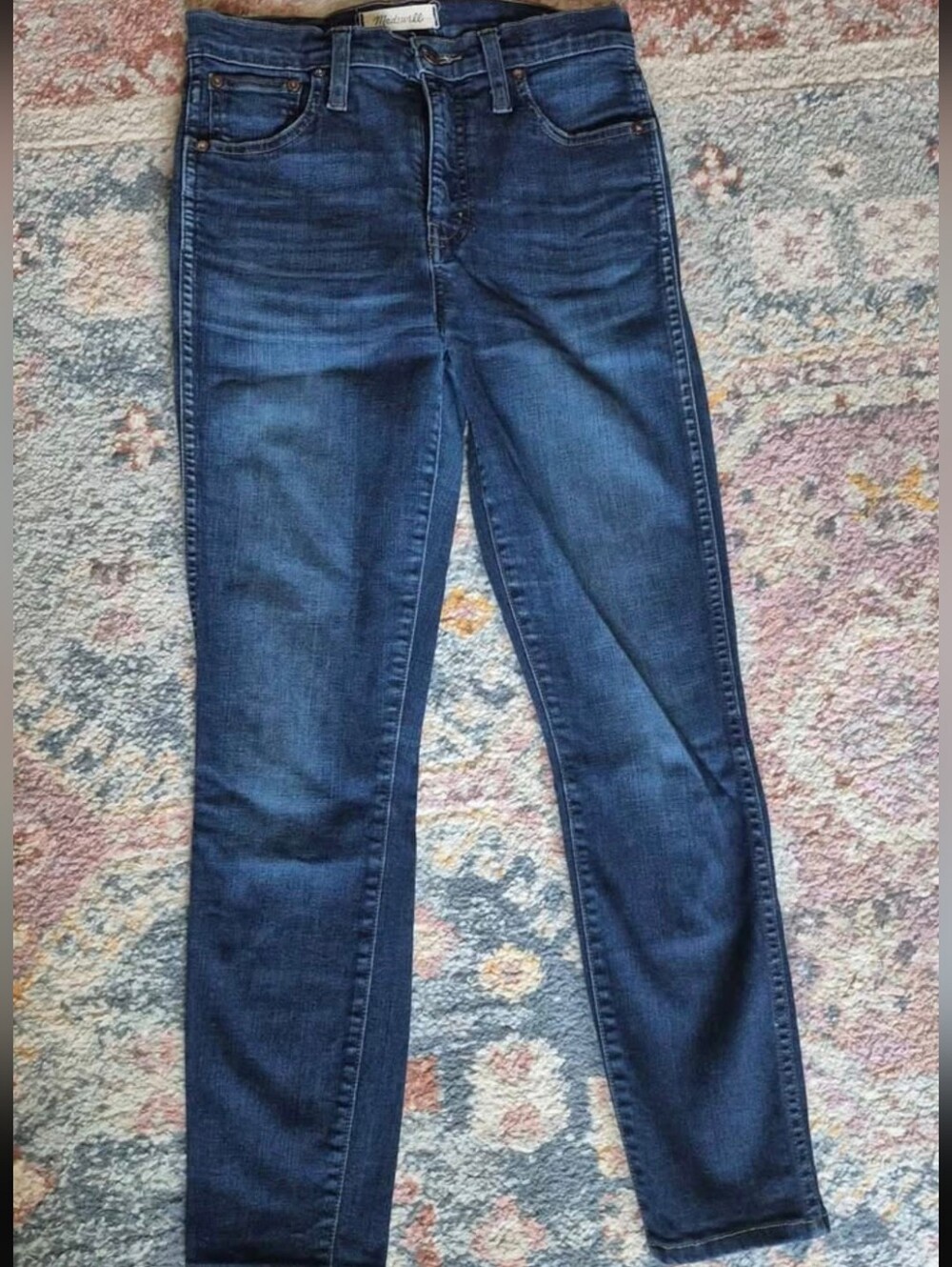 Madewell Indigo Skinny Jeans - Deep Blue Wash